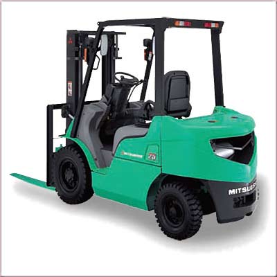 Xe nâng dầu mitsubishi nhật 2.5 tấn